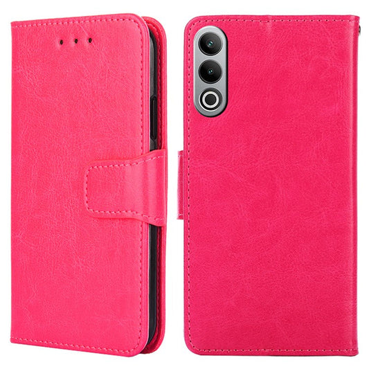 For OnePlus Nord CE4 5G Case Leather Wallet Stand Cover Phone Accessories Distributors - Rose