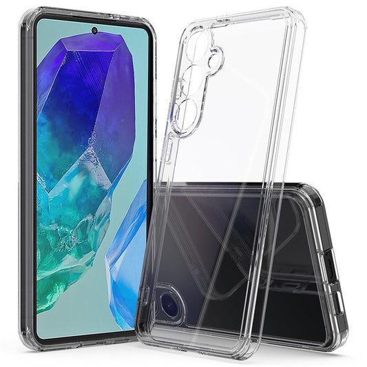 For Samsung Galaxy M55 5G / C55 5G / F55 5G Case Hybrid TPU+Acrylic Transparent Protective Back Cover
