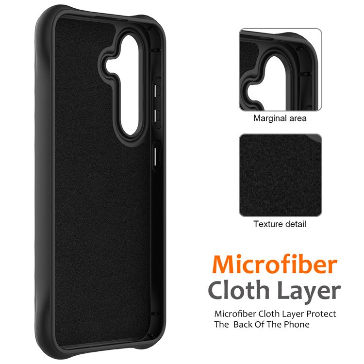 For Samsung Galaxy S24+ Magnetic Case Compatible with MagSafe Liquid Silicone Phone Cover - Black
