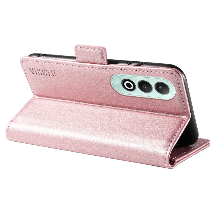 YIKATU YK-003 For OnePlus Nord CE4 5G Wallet Case Leather Phone Cover Wholesale - Rose Gold