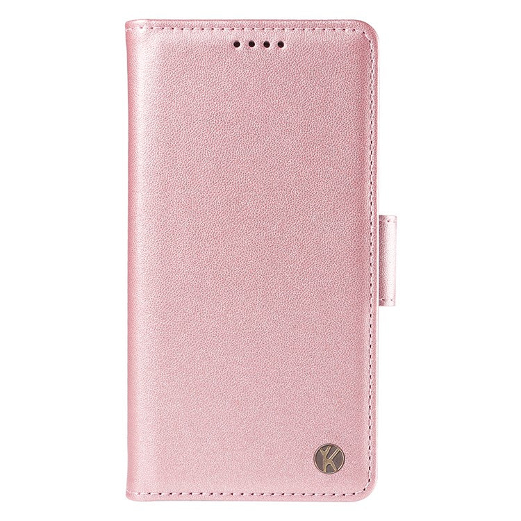 YIKATU YK-003 For OnePlus Nord CE4 5G Wallet Case Leather Phone Cover Wholesale - Rose Gold