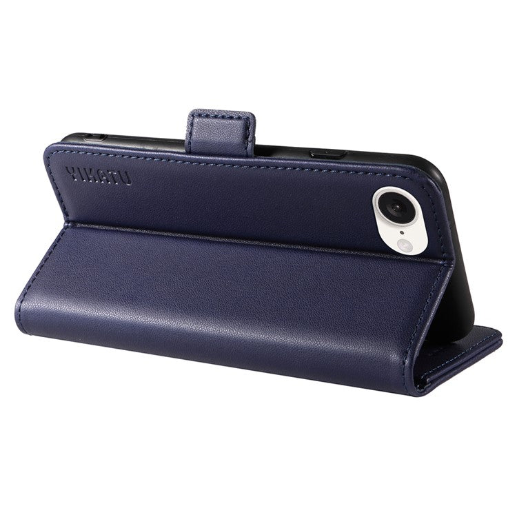YIKATU YK-003 For iPhone 16e Case Leather Wallet Phone Cover Mobile Accessories Wholesale - Sapphire