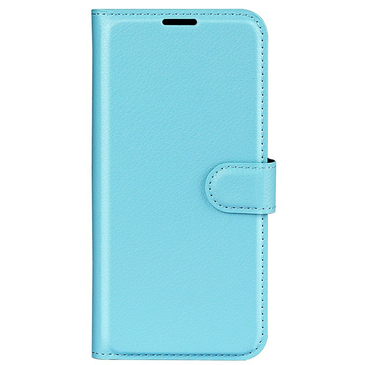 For Huawei Pura 70 Ultra Case Litchi Texture Leather Folio Flip Wallet Phone Cover - Blue