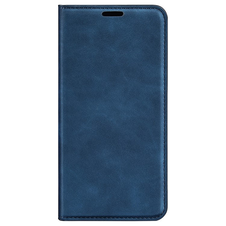 For OnePlus Ace 3V 5G Case Skin-Friendly Card Slots Magnetic Flip Leather Phone Cover - Blue