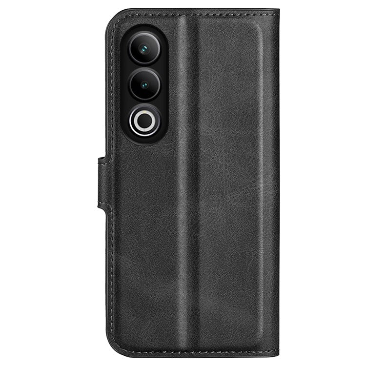 For OnePlus Ace 3V 5G Case Leather Phone Cover with Wallet Card Slots - Black