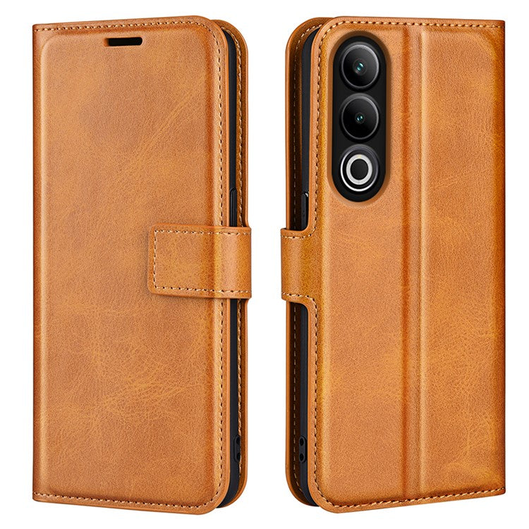 For OnePlus Ace 3V 5G Case Leather Phone Cover with Wallet Card Slots - Yellow