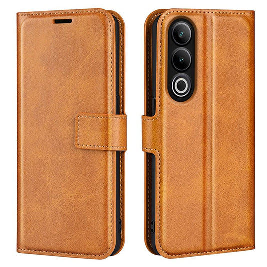 For OnePlus Ace 3V 5G Case Leather Phone Cover with Wallet Card Slots - Yellow