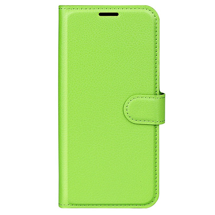For OnePlus Ace 3V 5G Case PU Leather Litchi Texture Flip Wallet Phone Cover - Green
