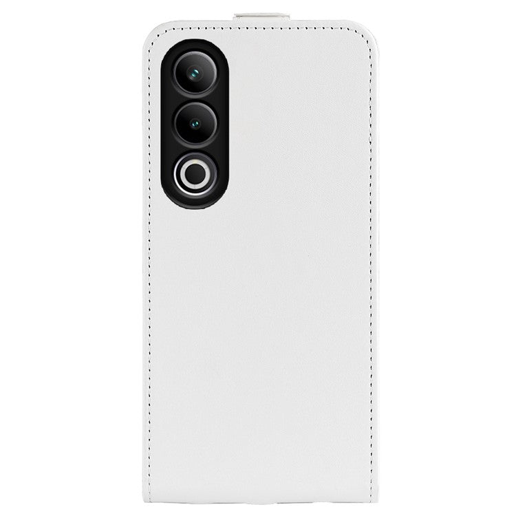 For OnePlus Ace 3V 5G Case Vertical Flip Crazy Horse PU Leather Phone Cover - White