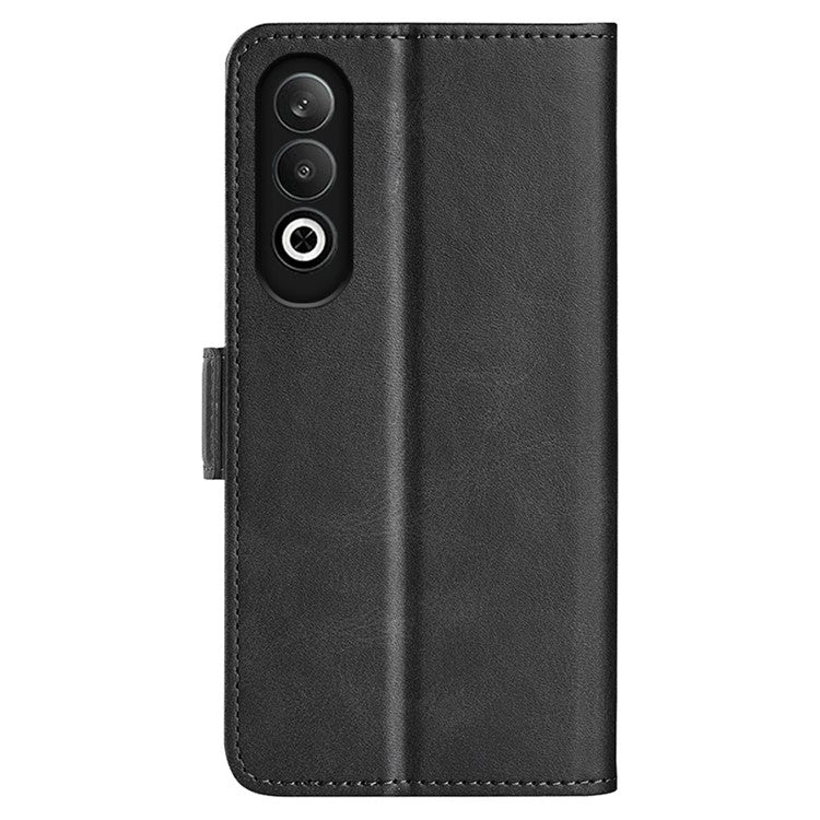 For OnePlus Nord CE4 5G / Oppo K12 Leather Wallet Cover Mobile Phone Case Wholesale - Black