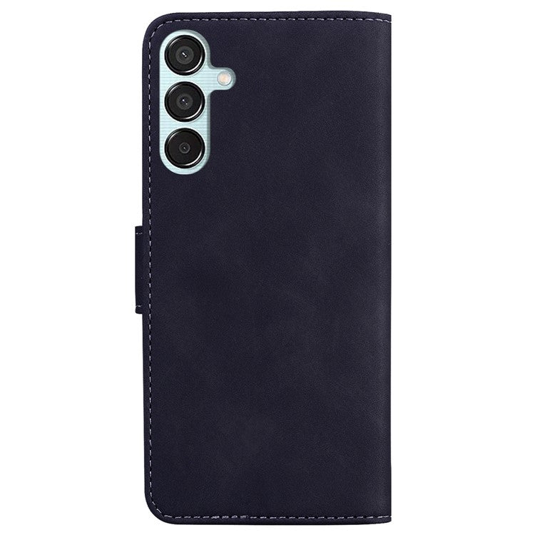 For Samsung Galaxy M15 5G / F15 5G Case Butterfly Wallet Pouch Leather Phone Cover - Black