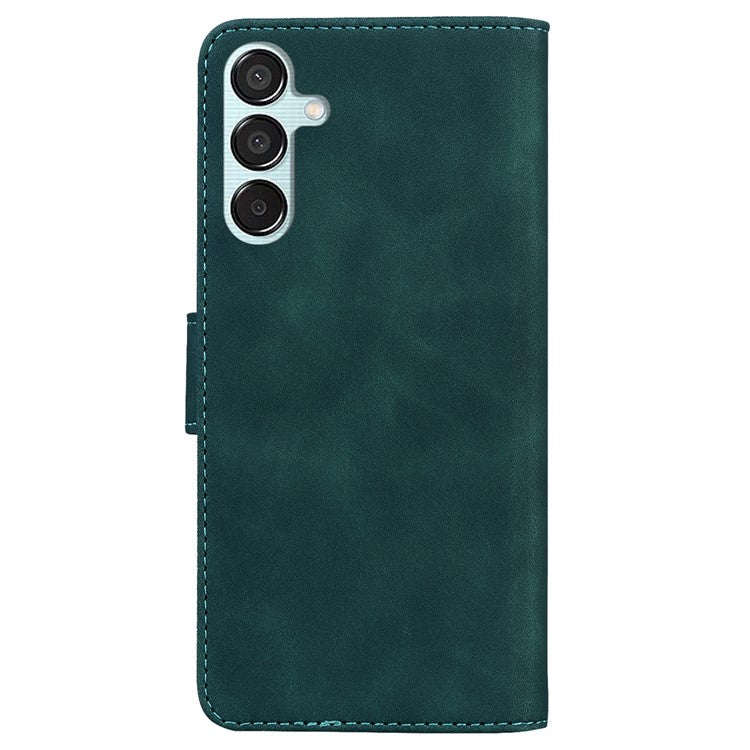 For Samsung Galaxy M15 5G / F15 5G Case Butterfly Wallet Pouch Leather Phone Cover - Green