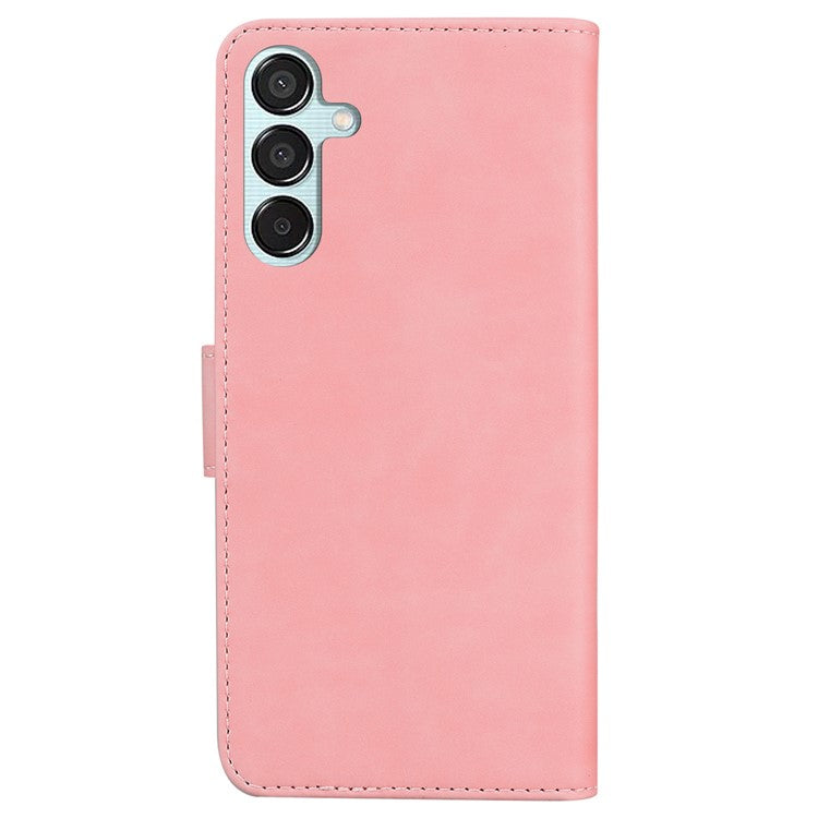 For Samsung Galaxy M15 5G / F15 5G Case Butterfly Wallet Pouch Leather Phone Cover - Pink