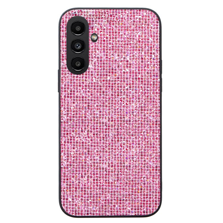 For Samsung Galaxy A04s 4G (164.7 x 76.7 x 9.1 mm) / A13 5G Case Sequins Decor TPU Phone Cover - Pink