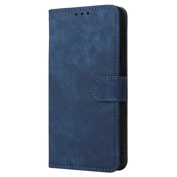 For Huawei Pura 70 Wallet Case RFID Blocking Leather Phone Cover with Strap - Blue