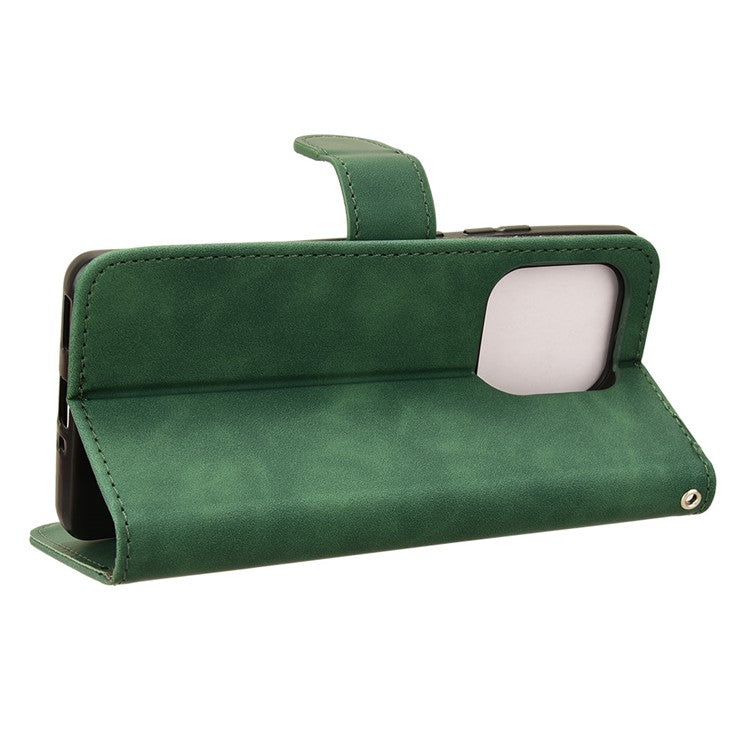 For Motorola Edge 50 Ultra 5G / Moto X50 Ultra 5G Case Leather Wallet Protective Phone Cover - Green