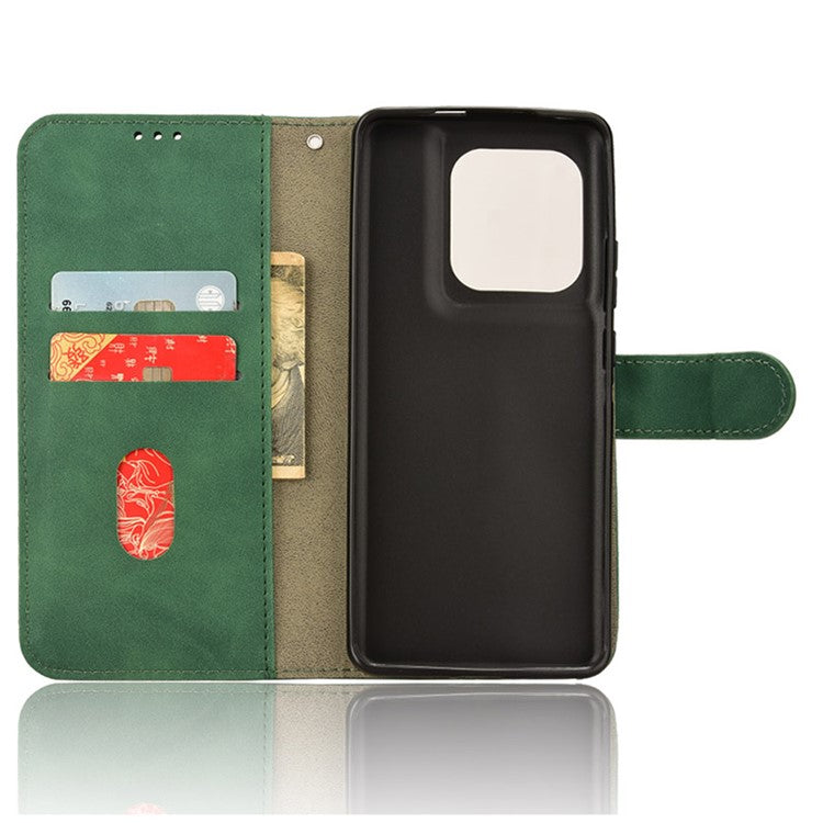 For Motorola Edge 50 Ultra 5G / Moto X50 Ultra 5G Case Leather Wallet Protective Phone Cover - Green