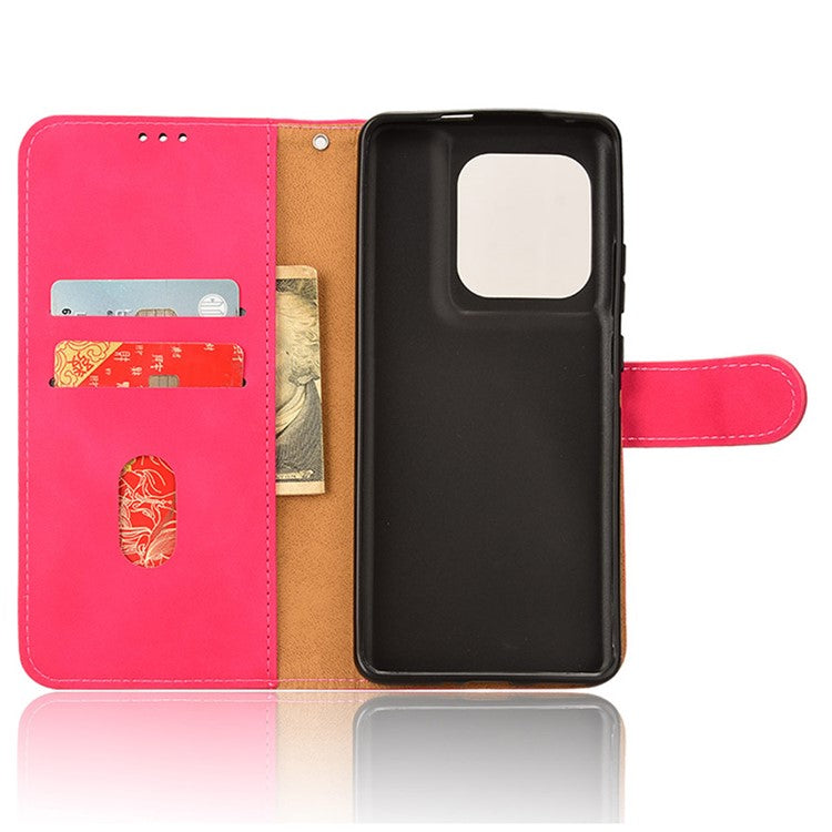 For Motorola Edge 50 Ultra 5G / Moto X50 Ultra 5G Case Leather Wallet Protective Phone Cover - Rose