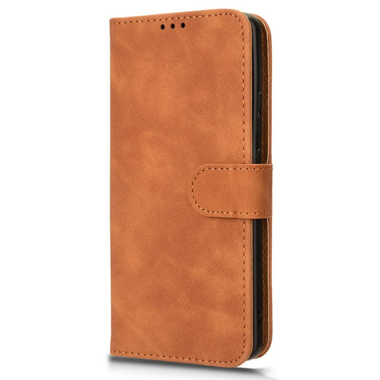 For Motorola Edge 50 Ultra 5G / Moto X50 Ultra 5G Case Leather Wallet Protective Phone Cover - Brown