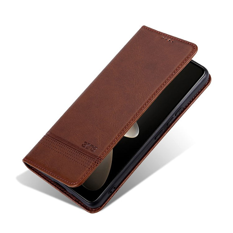 AZNS For OnePlus Nord CE4 5G / Oppo K12 Case Wallet Leather Phone Cover Mobile Accessories Wholesale - Coffee