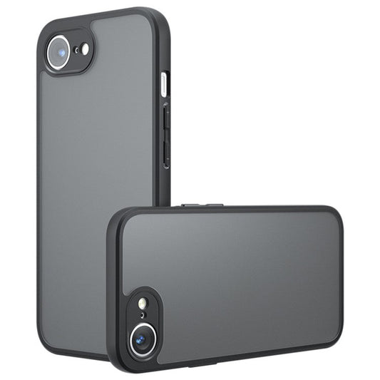 For iPhone 16e Case PC+TPU Matte Phone Cover with Anti-Drop Airbag