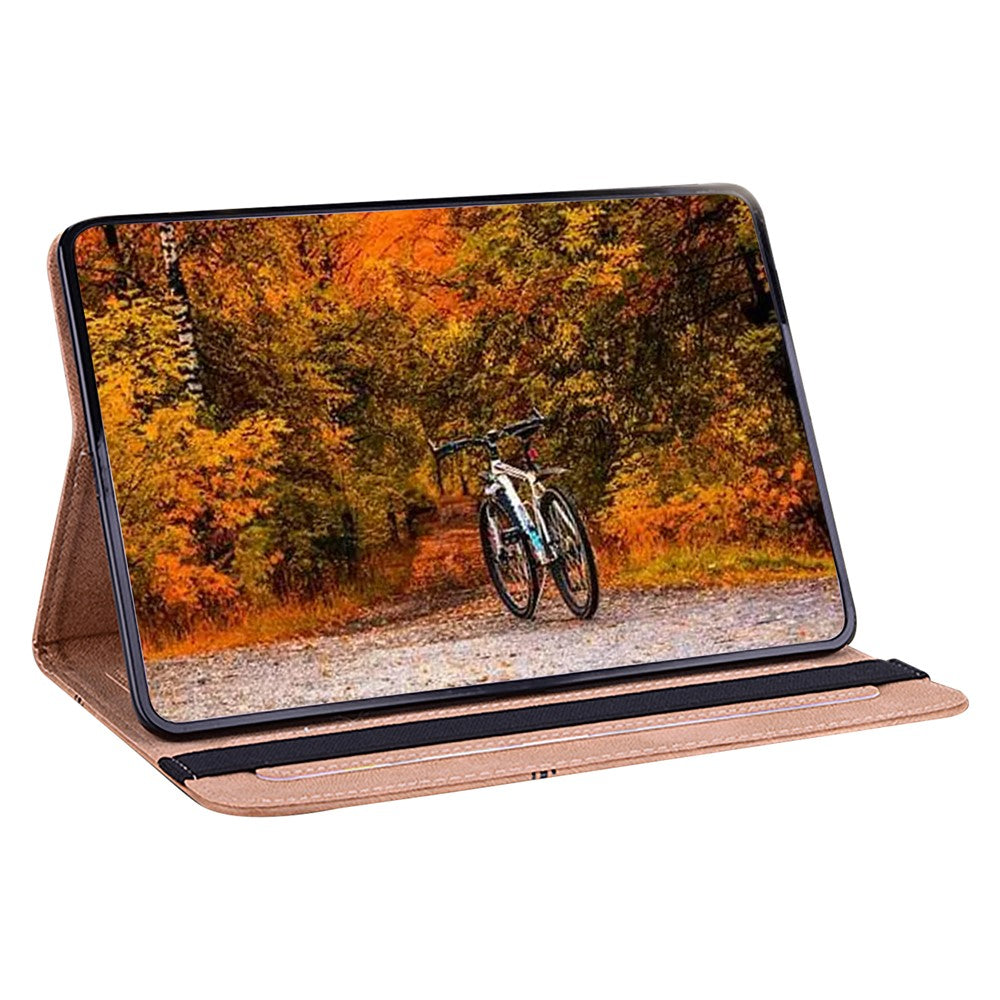 For Lenovo Tab M10 (Gen 3) Case Pattern Printing Card Slots Leather Tablet Cover - Owl