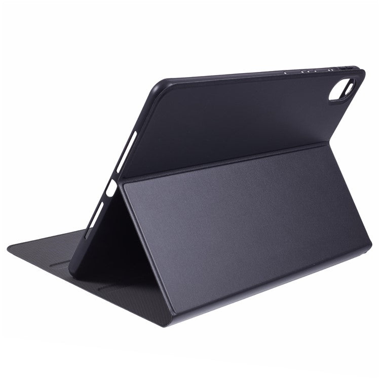For Huawei MatePad 11.5 S Case PU Leather Folding Stand Tablet Protective Cover - Black