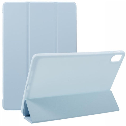 For Huawei MatePad 11.5 S Case Tri-Fold Stand  Leather Tablet Cover Honeycomb Texture - Baby Blue