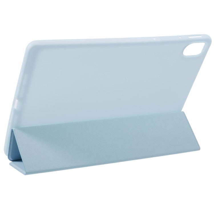 For Huawei MatePad 11.5 S Case Tri-Fold Stand  Leather Tablet Cover Honeycomb Texture - Baby Blue