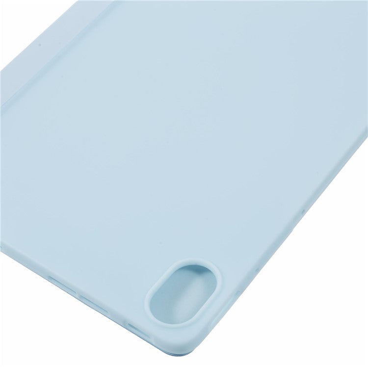 For Huawei MatePad 11.5 S Case Tri-Fold Stand  Leather Tablet Cover Honeycomb Texture - Baby Blue