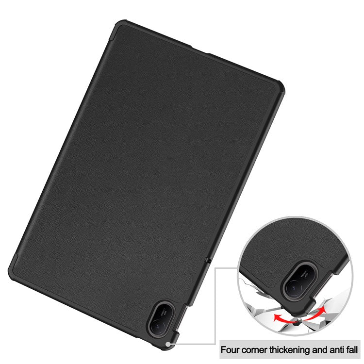 For Huawei MatePad SE 11 Stand Case Shockproof Leather Tablet Cover - Black