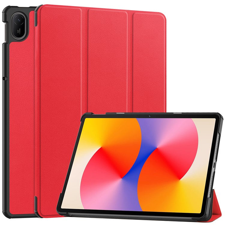 For Huawei MatePad SE 11 Stand Case Shockproof Leather Tablet Cover - Red