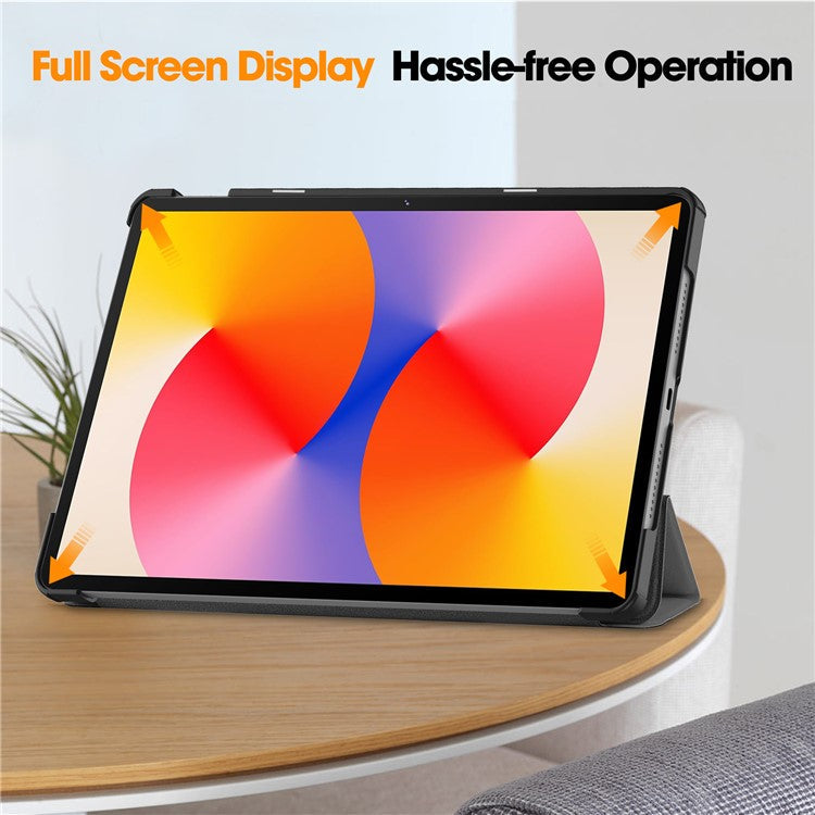 For Huawei MatePad SE 11 Stand Case Shockproof Leather Tablet Cover - Grey