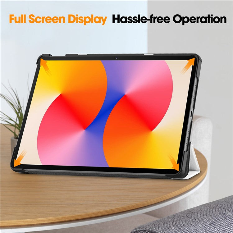For Huawei MatePad SE 11 Stand Case Pattern Print Leather Tablet Cover - Cat