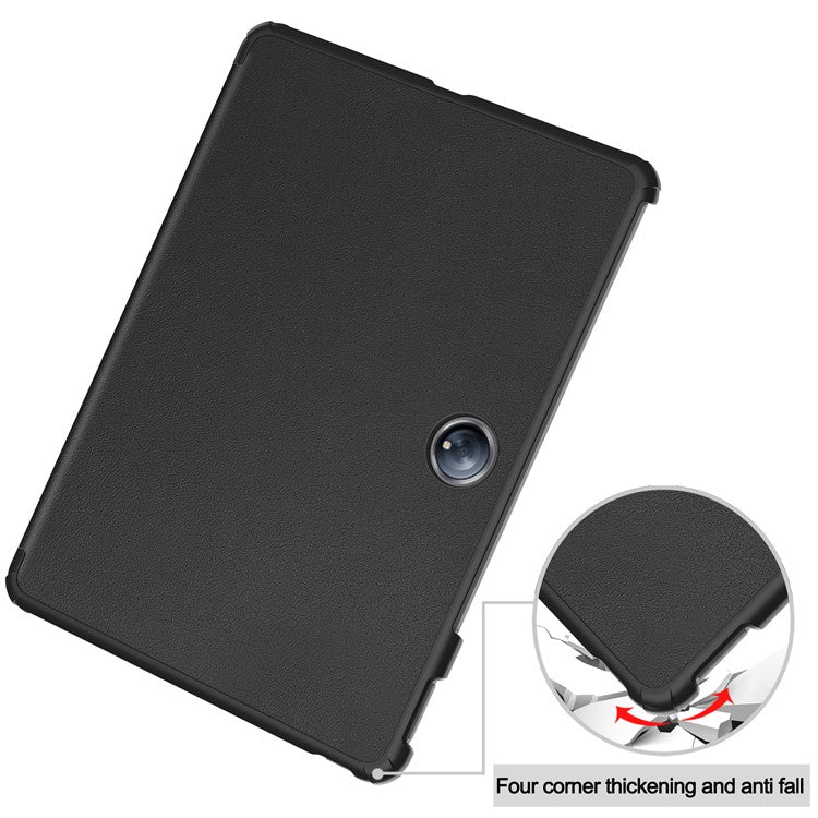 For OnePlus Pad 2 Case Shockproof Leather Stand Tablet Cover - Black
