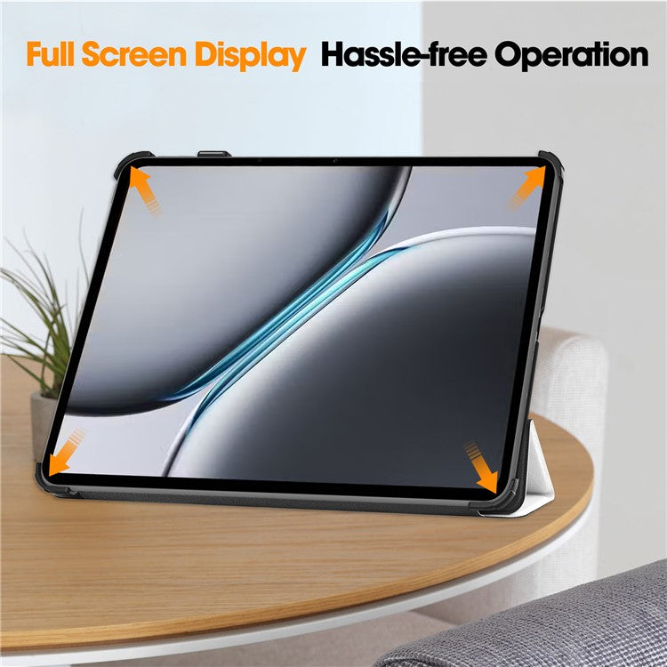 For OnePlus Pad 2 Stand Case Pattern Print Leather Tablet Cover - Cat