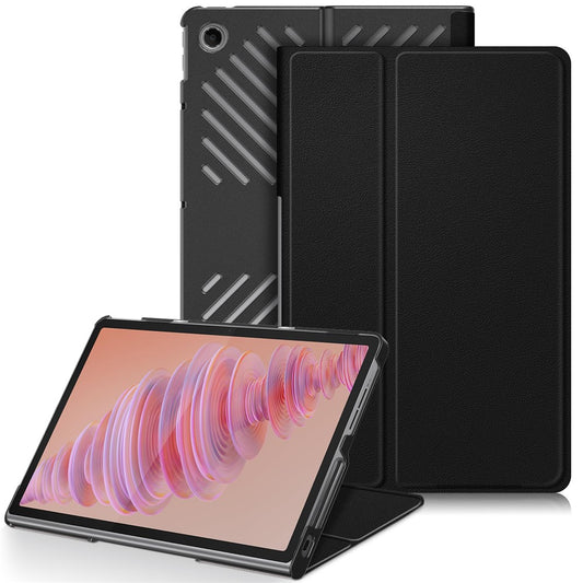 For Lenovo Tab Plus 11.5-inch TB351FU Case Heat Dissipation Stand Leather Tablet Cover - Black