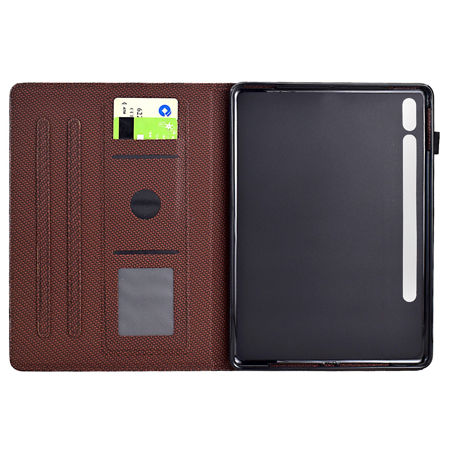 For Samsung Galaxy Tab S9 FE / S9 Case PU Leather Tablet Cover Auto Wake / Sleep - Brown