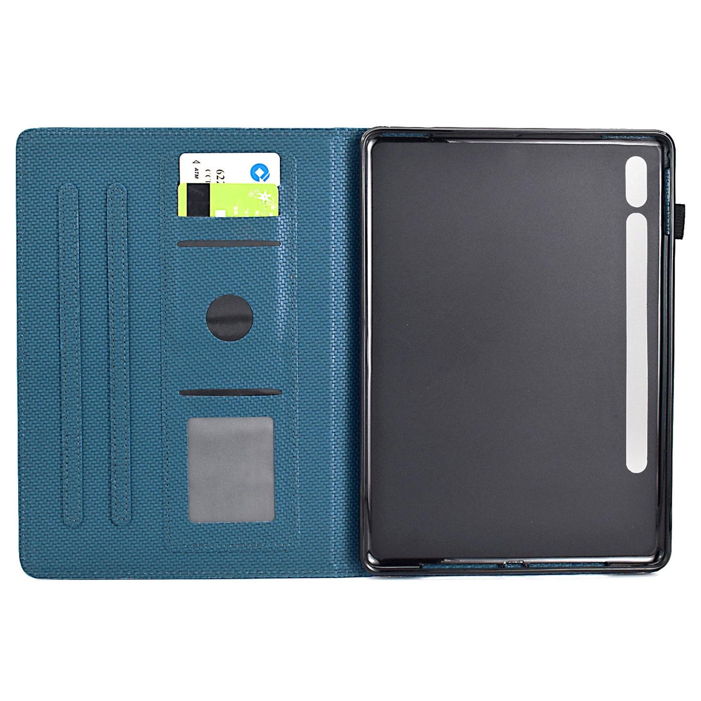 For Samsung Galaxy Tab S9 FE / S9 Case PU Leather Tablet Cover Auto Wake / Sleep - Sapphire