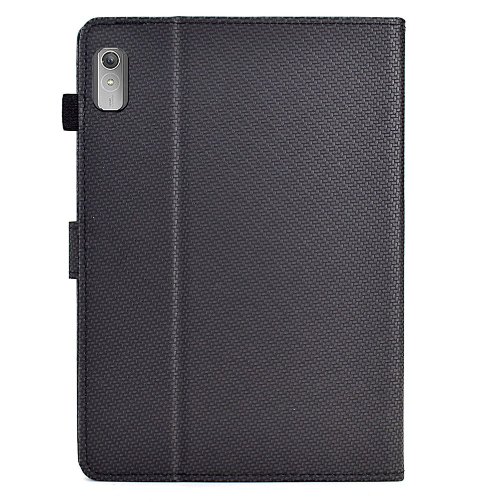 For Lenovo Xiaoxin Pad Plus (2023) / Tab P11 Gen 2 TB-350 Case PU Leather Tablet Stand Cover - Black