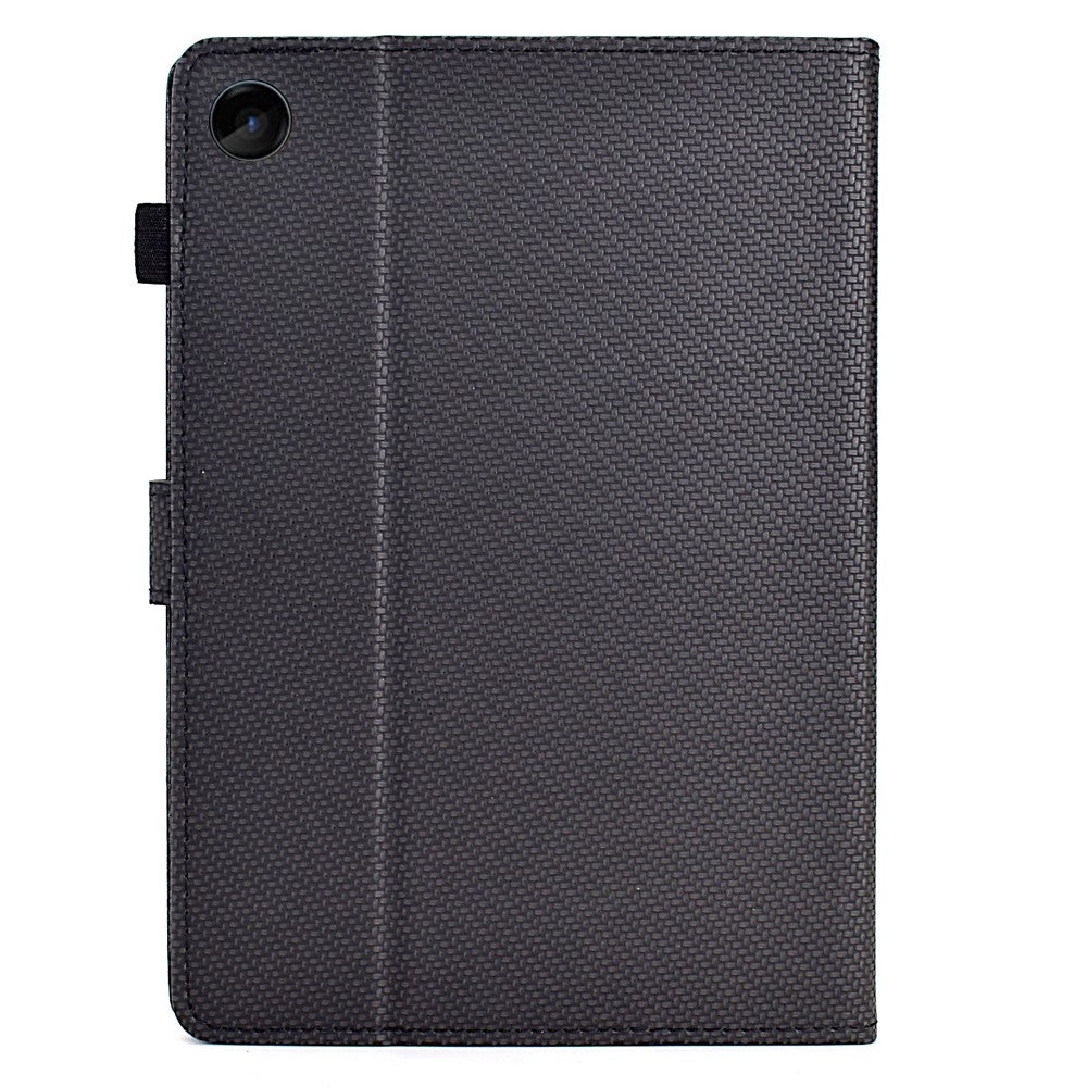 For Lenovo Tab M10 Plus (3rd Gen) Case Full Protection PU Leather Tablet Cover - Black