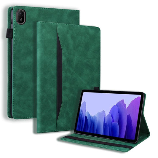 For Huawei MatePad SE 11 Case PU Leather Stand Tablet Cover Card Slots - Green