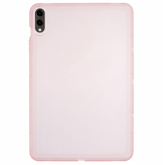 For Samsung Galaxy Tab S9 FE+ / Tab S9+ Case TPU Shockproof Transparent Cover - Pink