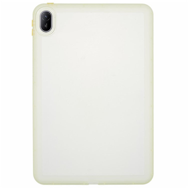 For Huawei MatePad SE 11 Case Soft TPU Transparent Tablet Cover - Yellow