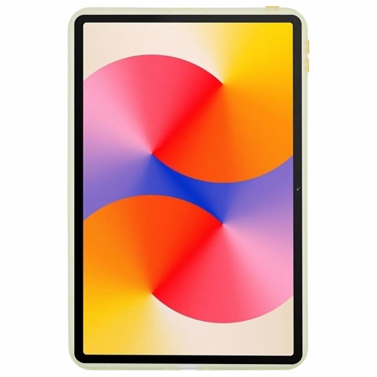 For Huawei MatePad SE 11 Case Soft TPU Transparent Tablet Cover - Yellow