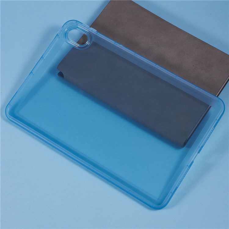 For Huawei MatePad SE 11 Case Soft TPU Transparent Tablet Cover - Blue