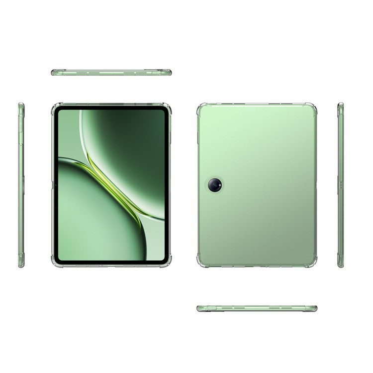 For OnePlus Pad Pro Case Four Corner Protection Transparent Tablet TPU Cover
