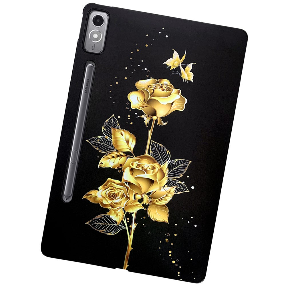 For Lenovo Tab P12 TPU Case Pattern Printing Slim Tablet Protective Cover