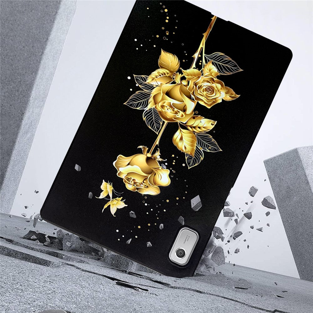 For Lenovo Tab M9 TPU Case Pattern Printing Slim Tablet Protective Cover