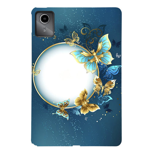 For Lenovo Tab M11 TPU Case Pattern Printing Slim Tablet Protective Cover - Moon and Butterfly